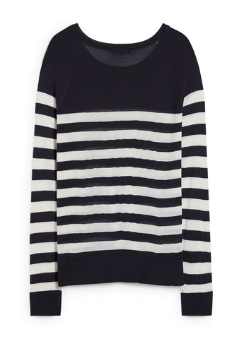 Чорно-білий демісезонний светр джемпер C&A