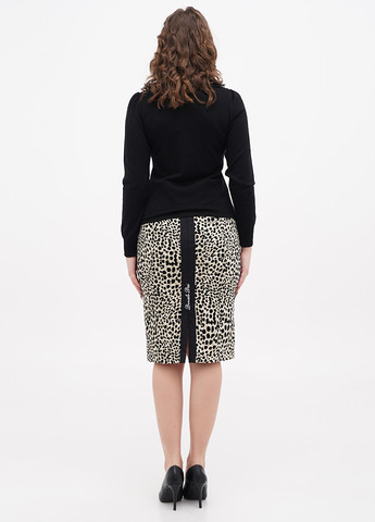 Разноцветная кэжуал с анималистичным узором юбка Daniela Drei карандаш