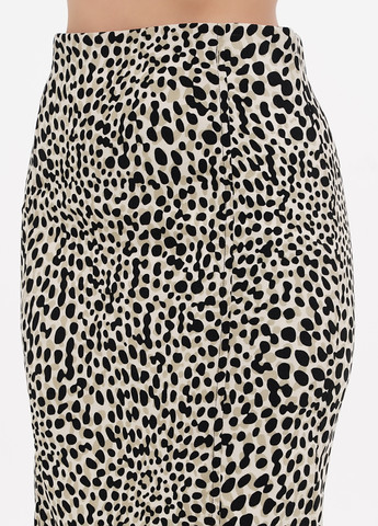 Разноцветная кэжуал с анималистичным узором юбка Daniela Drei карандаш