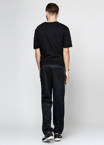 Черные кэжуал демисезонные со средней талией брюки Zara