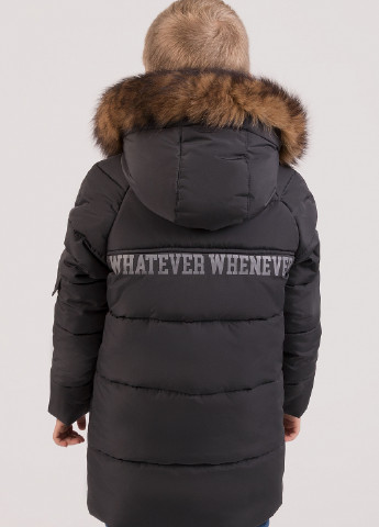 Темно-сіра зимня куртка X-Woyz