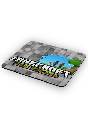 Коврик для мышки Майнкрафт (Minecraft) (25108-1170) 22х18 см MobiPrint (222995222)