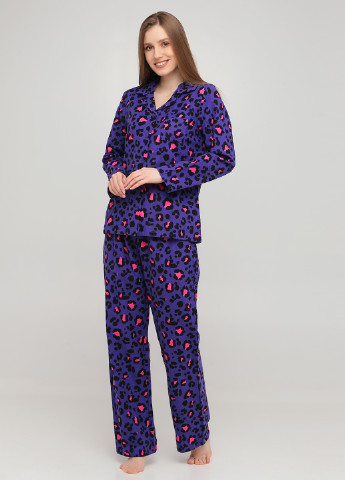 Фиолетовая всесезон пижама (рубашка, брюки) рубашка + брюки Studio
