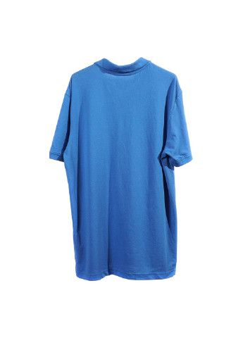 Голубой футболка-поло для мужчин H&M однотонная