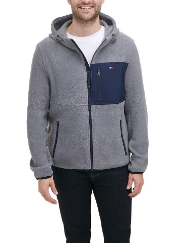 Сіра демісезонна куртка Tommy Hilfiger