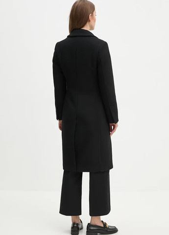Чорне демісезонне Пальто однобортне Sisley