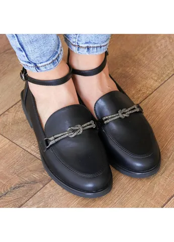 Fashion Туфли женские Geron 3164 39 25 см Черный черный з искусственная кожа, украина — демисезон (253195797)