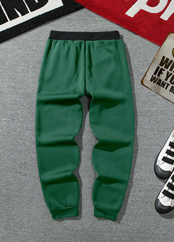 Зеленые спортивные демисезонные джоггеры брюки SHEIN