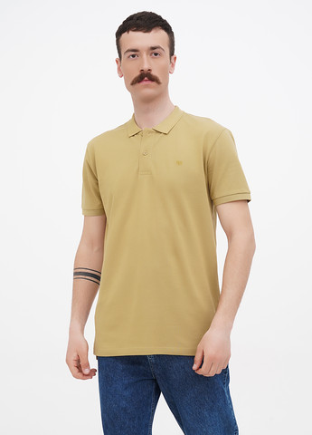 Оливковая футболка-поло для мужчин Minimum однотонная