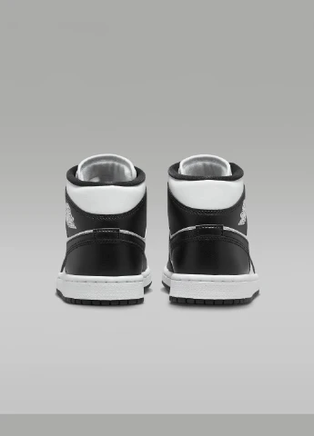 Кроссовки DV0991-101 Jordan Air 1 Mid Shoes чорно-білі демісезони (317231426)