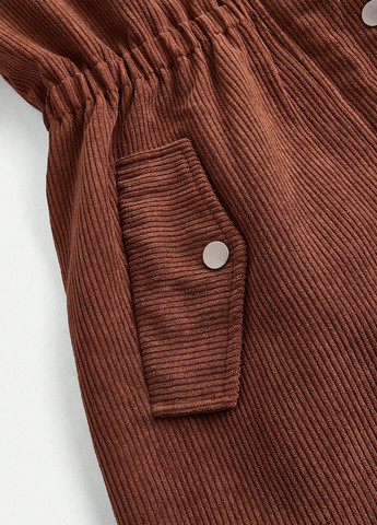 Коричнева демісезонна куртка SHEIN