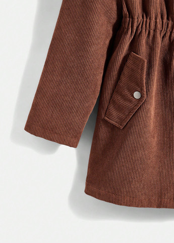 Коричнева демісезонна куртка SHEIN