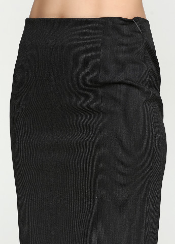 Темно-серая кэжуал в полоску юбка Stefanie L мини