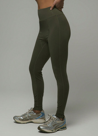 Хаки демисезонные леггинсы SHEIN