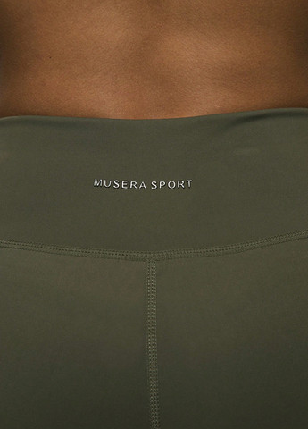 Хаки демисезонные леггинсы SHEIN