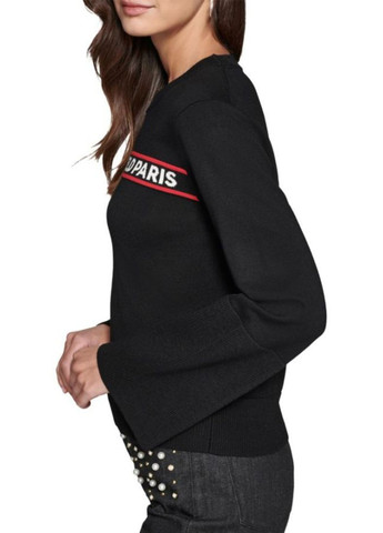 Чорний демісезонний джемпер джемпер Karl Lagerfeld