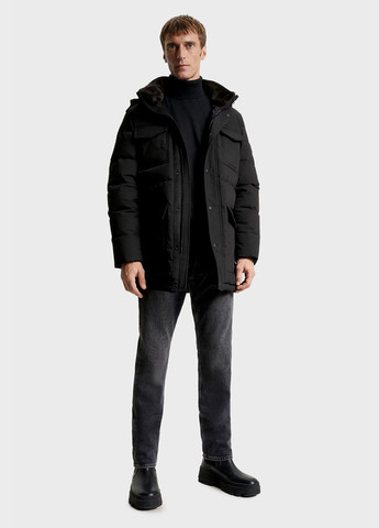 Чорна зимня куртка Tommy Hilfiger