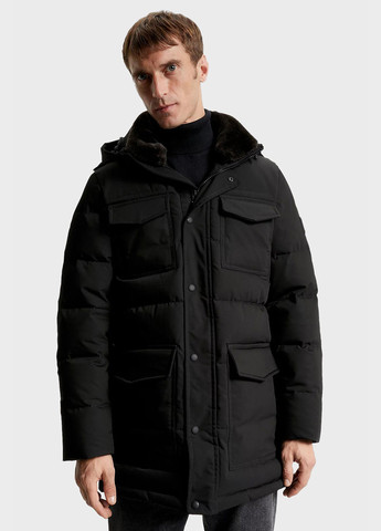 Чорна зимня куртка Tommy Hilfiger