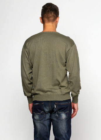 Оливковий (хакі) демісезонний пуловер пуловер Barbieri