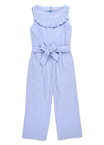Комбінезон MINT&BERRY комбінезон-брюки однотонний блакитний кежуал бавовна