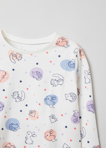 Біла всесезон піжама (світшот, штани) світшот + брюки OVS