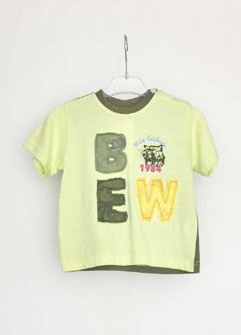 Лимонно-зеленая летняя футболка Birba