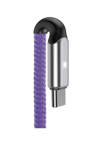 Кабель X-type Light Cable for Type-C 3A 1M Purple (CATXD-A05) Baseus x-type light cable type-c (135000222)