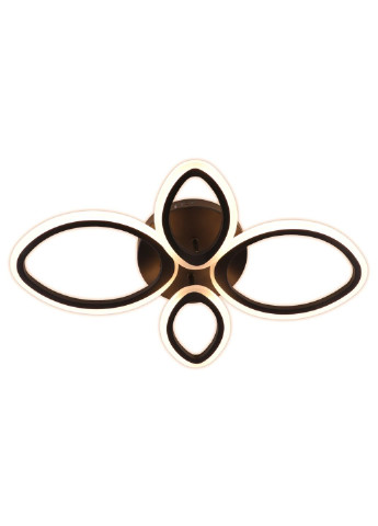 Люстра потолочная LED с пультом A2404/2+2-bk Черный 11х40х62 см. Sunnysky (253527869)