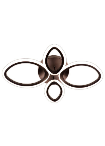 Люстра потолочная LED с пультом A2404/2+2-bk Черный 11х40х62 см. Sunnysky (253527869)