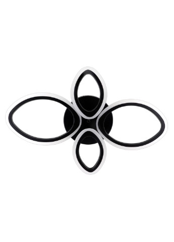 Люстра потолочная LED с пультом A2404/2+2-bk Черный 11х40х62 см. Sunnysky (253527869)