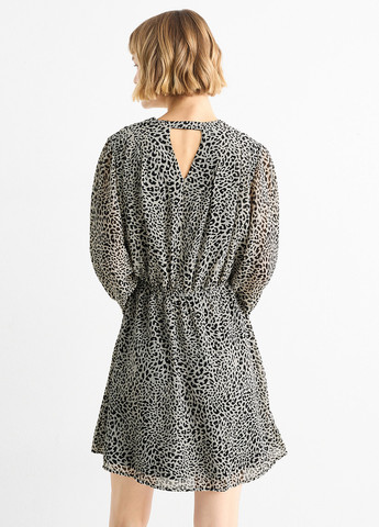 Сіра кежуал сукня C&A леопардовий