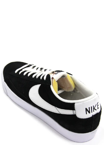 Чорні чоловічі кеди blazer low '77 da7254-001 Nike