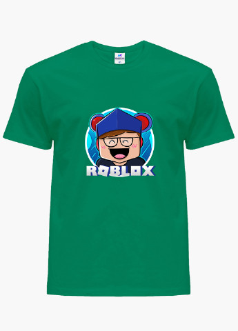 Зелена демісезонна футболка дитяча роблокс (roblox) (9224-1220) MobiPrint