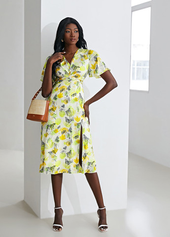 Комбінована кежуал сукня SHEIN з малюнком