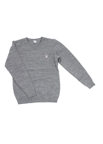 Серый демисезонный пуловер Mari-Knit