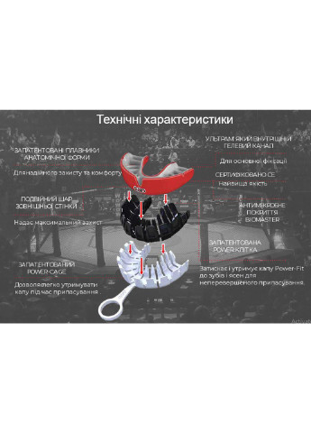 Капа Bronze UFC Hologram Adult Opro (231538311)