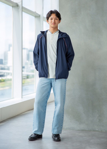 Синя демісезонна куртка Uniqlo