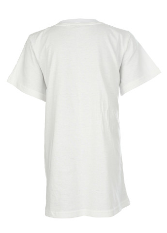 Біла літня футболка з коротким рукавом Фламинго