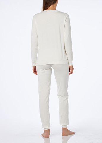 Молочная всесезон пижама (лонгслив, брюки) лонгслив + брюки Emporio Armani