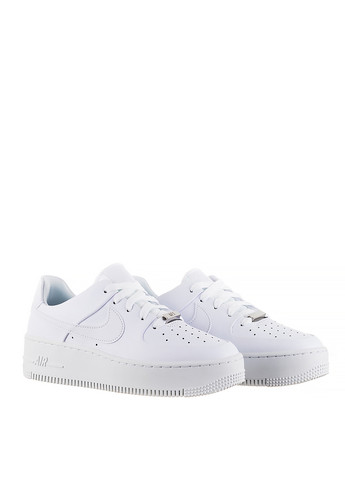 Кроссовки AR5339-100 Nike W Air Force 1 Sage Low белые демисезоны (314148178)