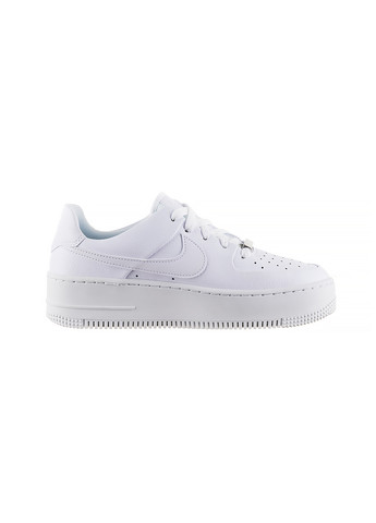 Кроссовки AR5339-100 Nike W Air Force 1 Sage Low белые демисезоны (314148178)