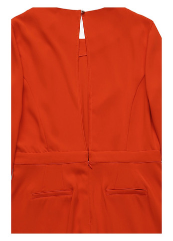 Комбинезон Kiomi комбинезон-брюки однотонный оранжевый кэжуал полиэстер