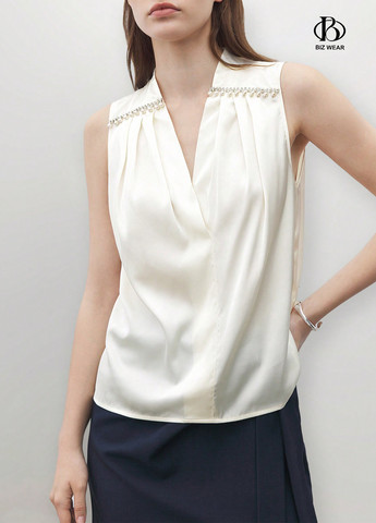 Айвори блуза SHEIN