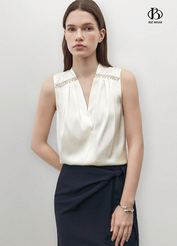 Айвори блуза SHEIN