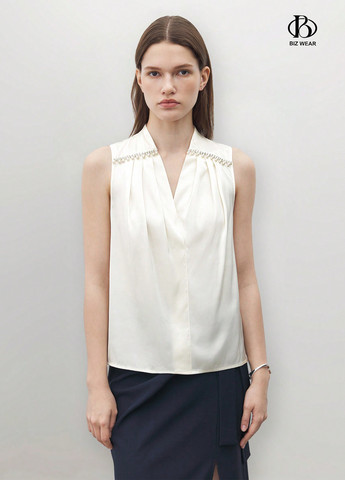 Айвори блуза SHEIN