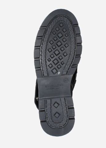 Осенние ботинки re2526-11 черный El passo из натуральной замши