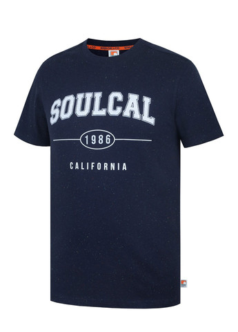 Темно-синя футболка Soulcal & Co