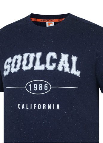 Темно-синя футболка Soulcal & Co