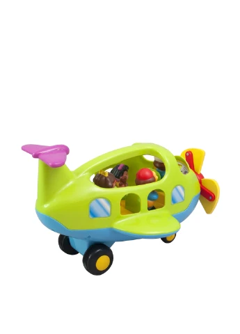 Ігровий набір - ЛІТАК-ПОДОРОЖ (світло, озвуч. рус. яз.) Kiddieland Preschool (157643719)