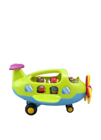 Ігровий набір - ЛІТАК-ПОДОРОЖ (світло, озвуч. рус. яз.) Kiddieland Preschool (157643719)